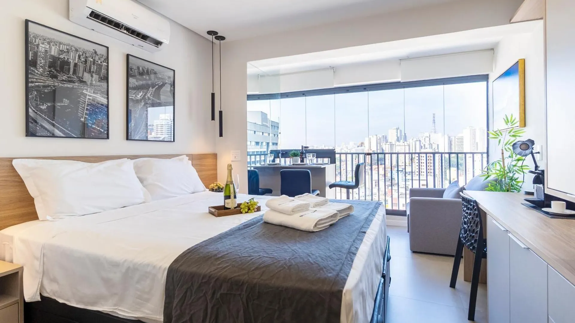Piscina, Academia, Ac ,Cama Queen|Brazilian Corner São Paulo
